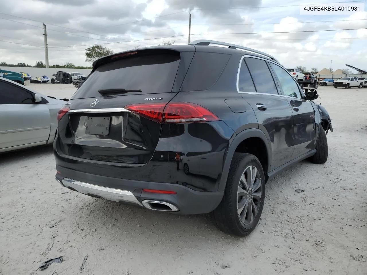 2020 Mercedes-Benz Gle 350 4Matic VIN: 4JGFB4KB5LA010981 Lot: 39259174