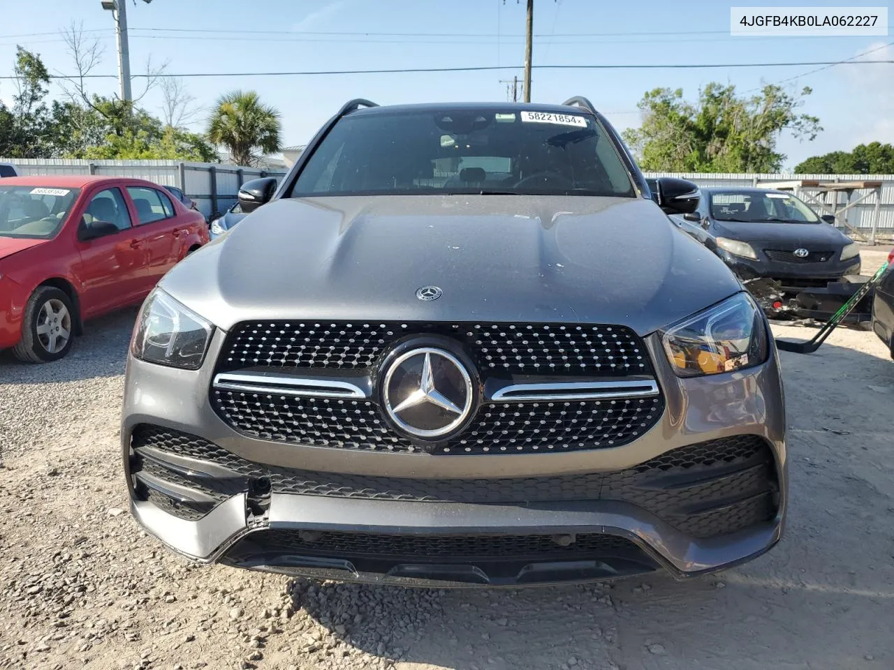 2020 Mercedes-Benz Gle 350 4Matic VIN: 4JGFB4KB0LA062227 Lot: 58221854