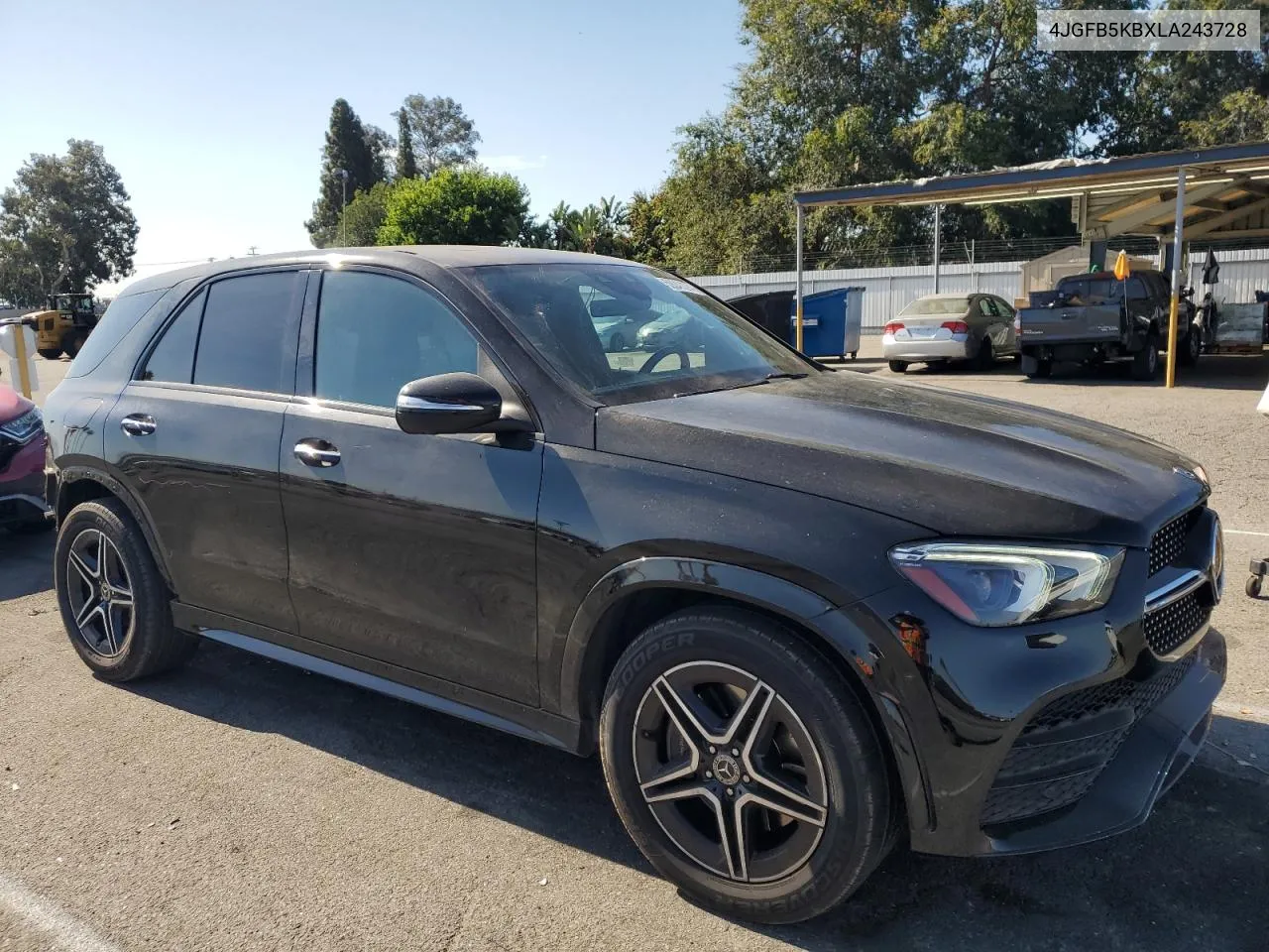 2020 Mercedes-Benz Gle 450 4Matic VIN: 4JGFB5KBXLA243728 Lot: 59241274