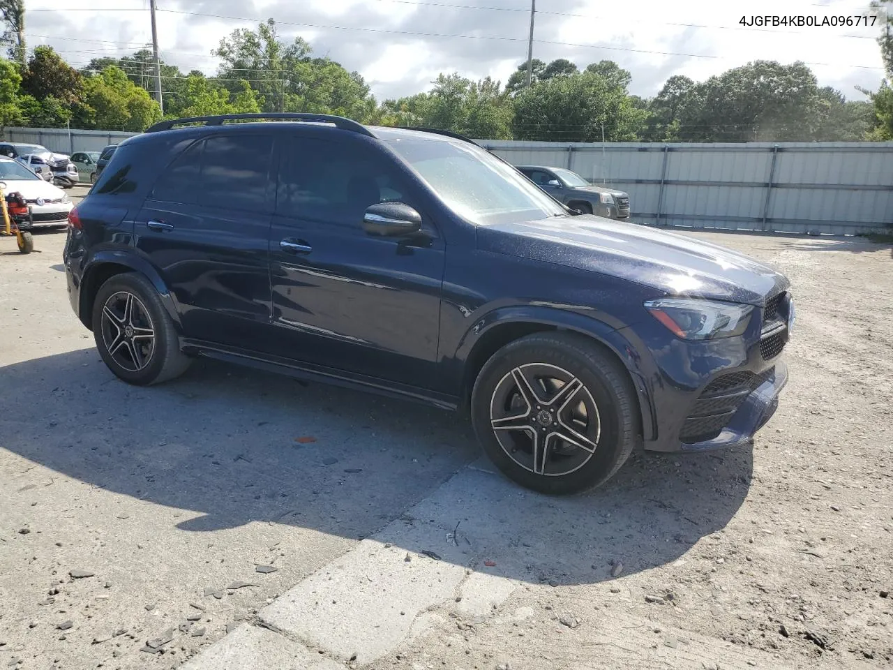 2020 Mercedes-Benz Gle 350 4Matic VIN: 4JGFB4KB0LA096717 Lot: 59273284