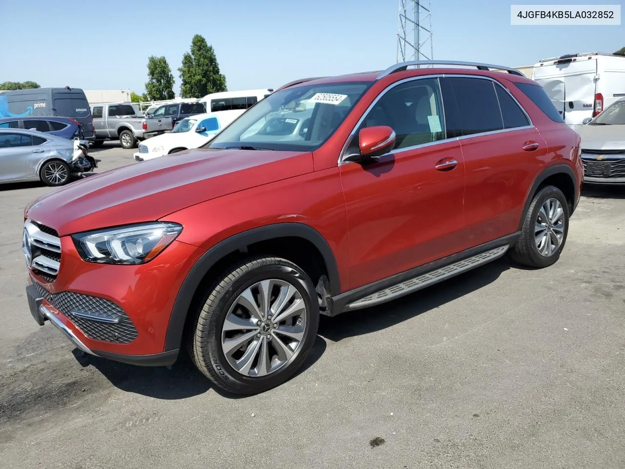 2020 Mercedes-Benz Gle 350 4Matic VIN: 4JGFB4KB5LA032852 Lot: 62505554