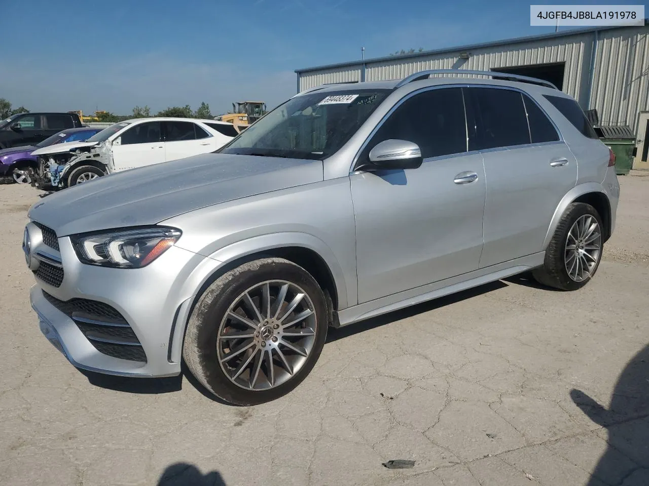 2020 Mercedes-Benz Gle 350 VIN: 4JGFB4JB8LA191978 Lot: 69448374