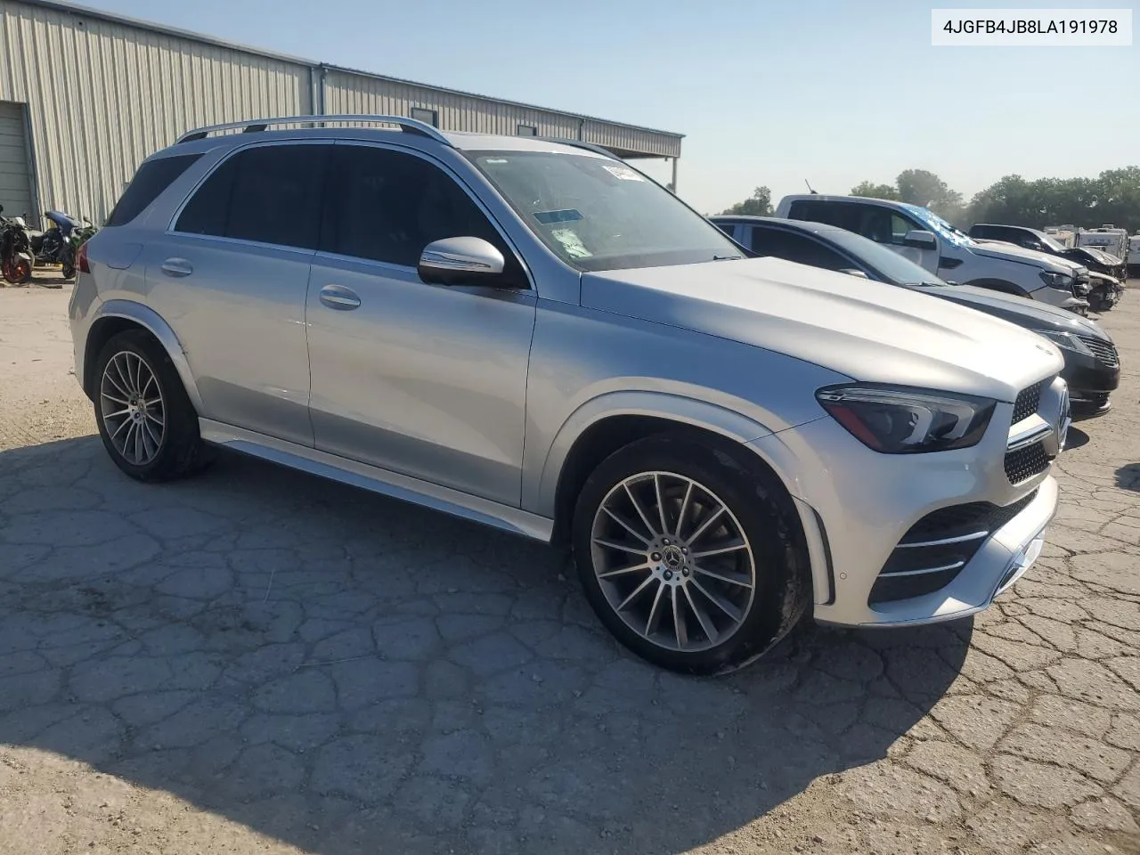 2020 Mercedes-Benz Gle 350 VIN: 4JGFB4JB8LA191978 Lot: 69448374