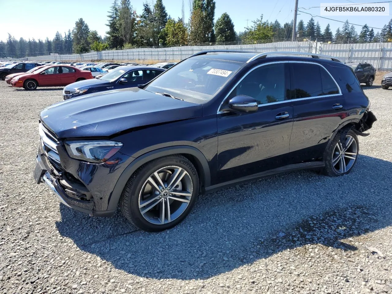 2020 Mercedes-Benz Gle 450 4Matic VIN: 4JGFB5KB6LA080320 Lot: 70307494