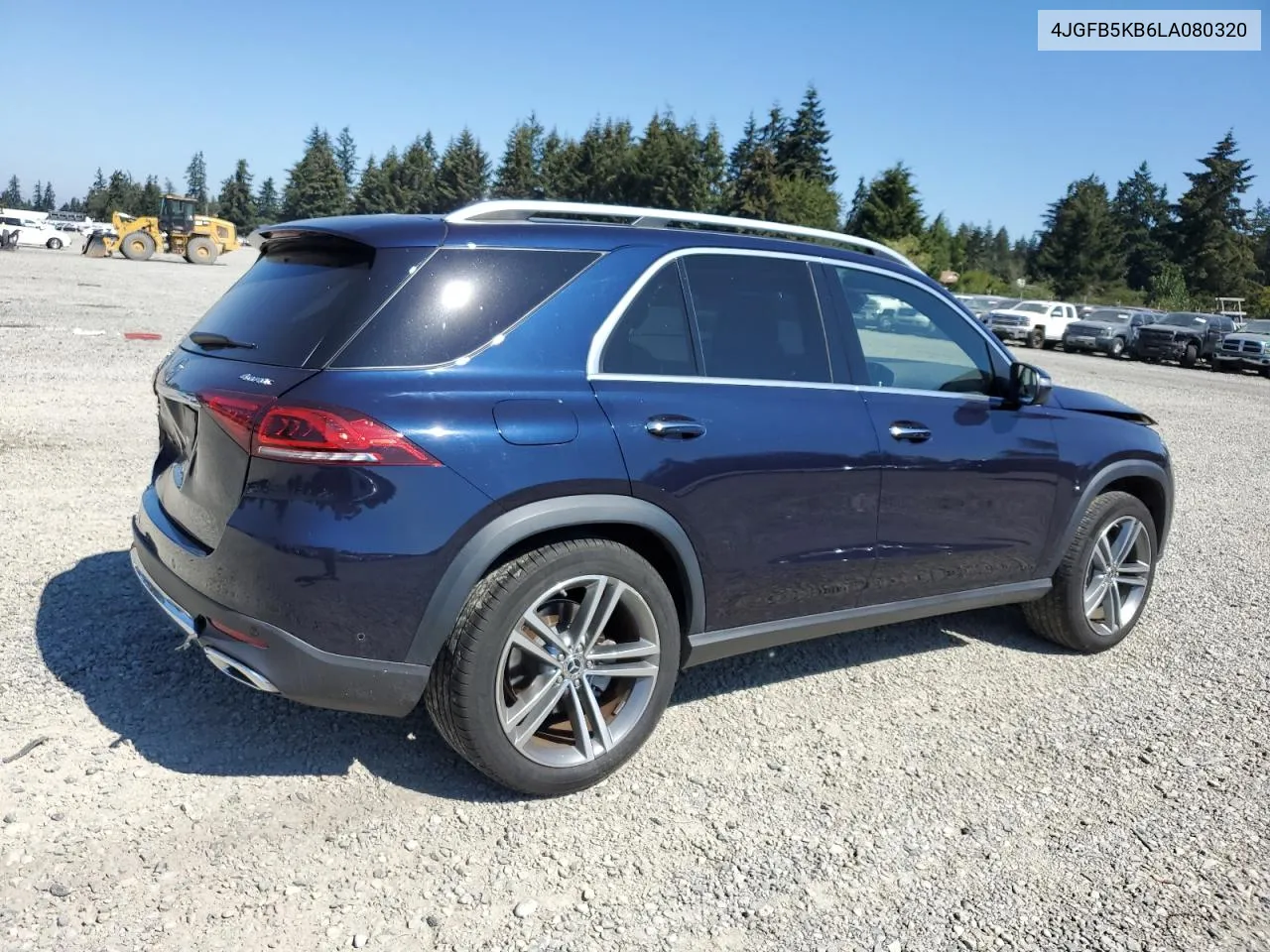 2020 Mercedes-Benz Gle 450 4Matic VIN: 4JGFB5KB6LA080320 Lot: 70307494