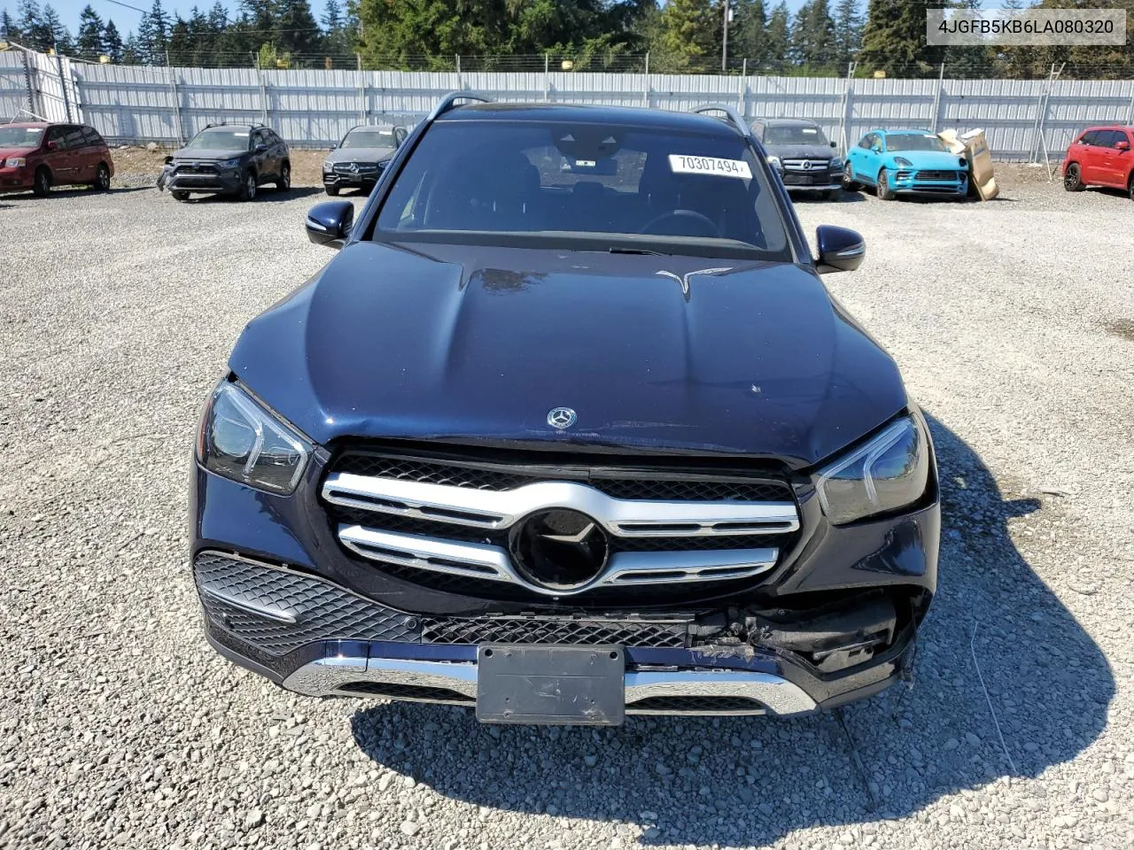 2020 Mercedes-Benz Gle 450 4Matic VIN: 4JGFB5KB6LA080320 Lot: 70307494