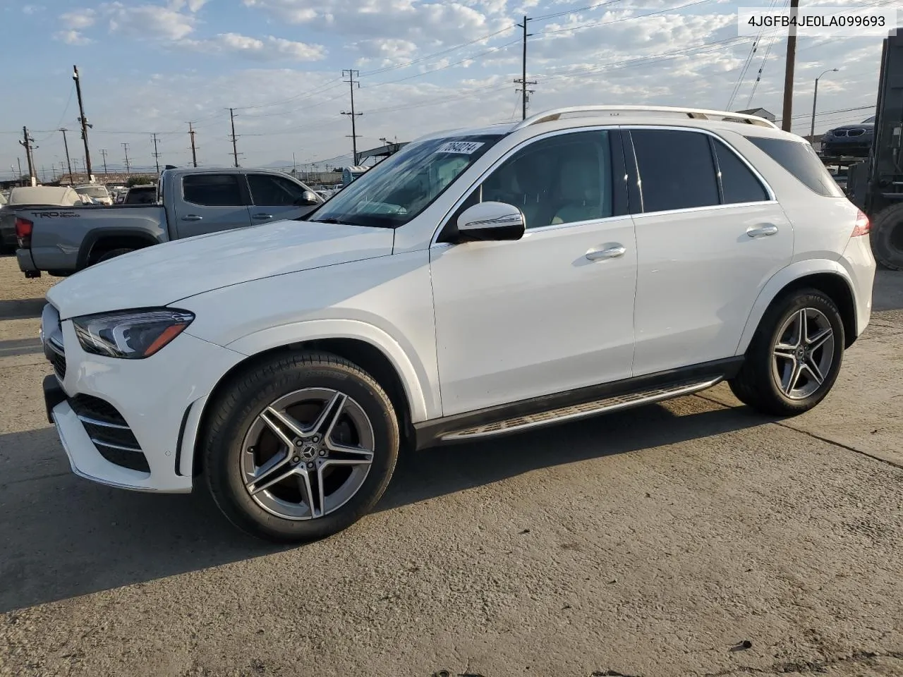 2020 Mercedes-Benz Gle 350 VIN: 4JGFB4JE0LA099693 Lot: 70640214