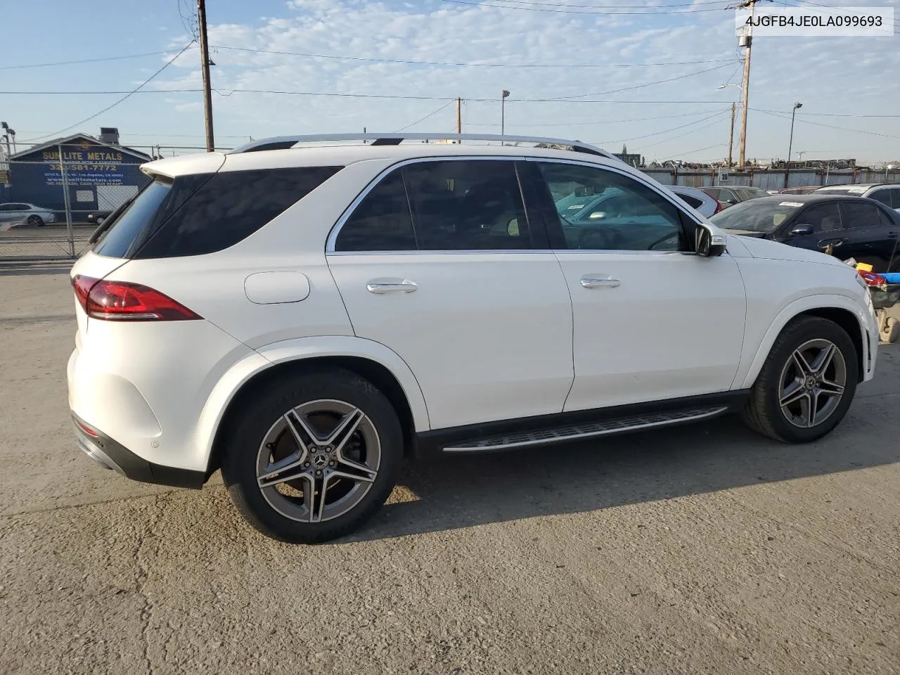 2020 Mercedes-Benz Gle 350 VIN: 4JGFB4JE0LA099693 Lot: 70640214