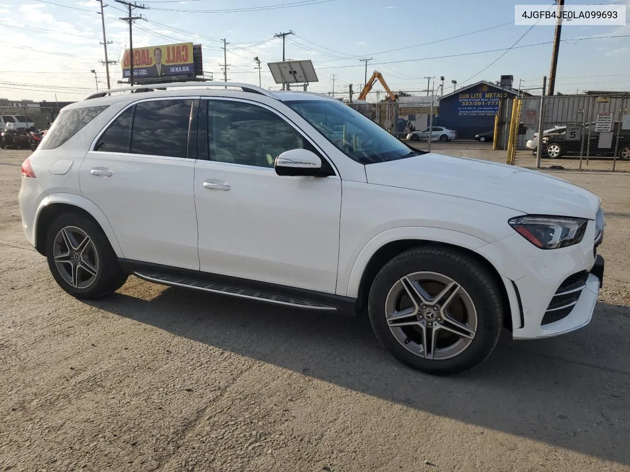 2020 Mercedes-Benz Gle 350 VIN: 4JGFB4JE0LA099693 Lot: 70640214