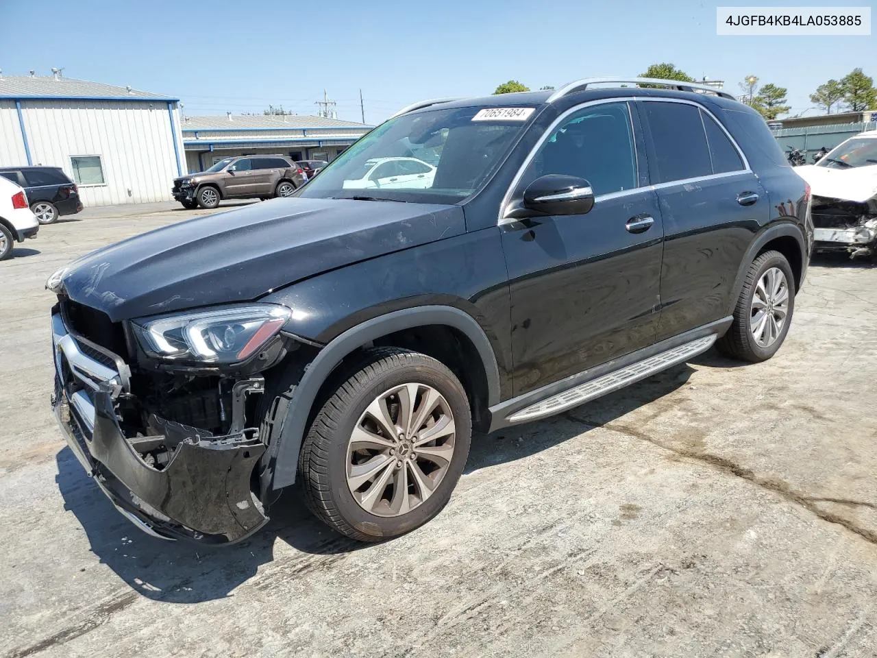 2020 Mercedes-Benz Gle 350 4Matic VIN: 4JGFB4KB4LA053885 Lot: 70651984