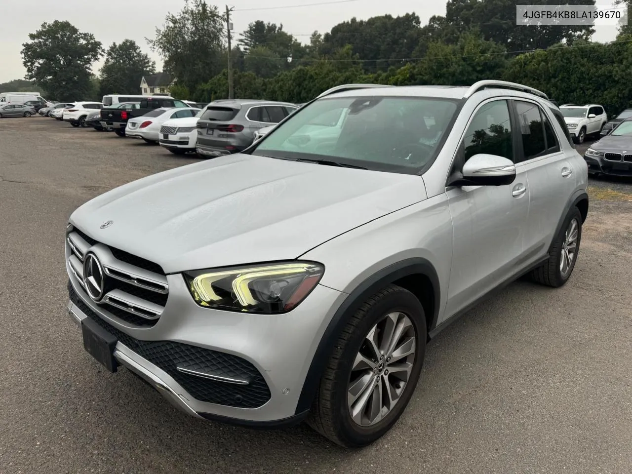 2020 Mercedes-Benz Gle 350 4Matic VIN: 4JGFB4KB8LA139670 Lot: 71035804