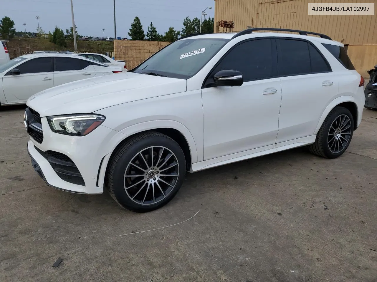 2020 Mercedes-Benz Gle 350 VIN: 4JGFB4JB7LA102997 Lot: 71185774