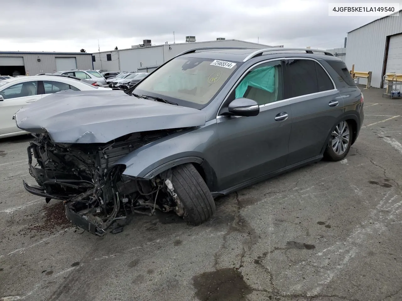 2020 Mercedes-Benz Gle 450 4Matic VIN: 4JGFB5KE1LA149540 Lot: 72465514