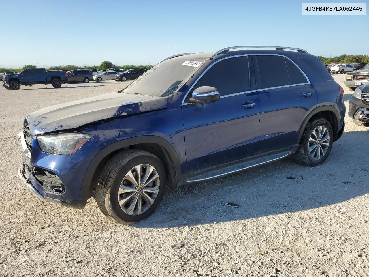 2020 Mercedes-Benz Gle 350 4Matic VIN: 4JGFB4KE7LA062445 Lot: 72592894