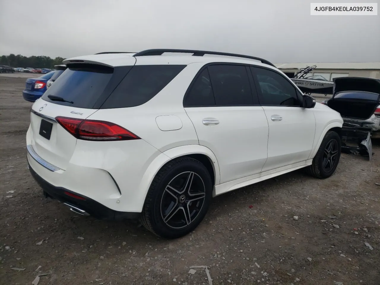 2020 Mercedes-Benz Gle 350 4Matic VIN: 4JGFB4KE0LA039752 Lot: 72886294