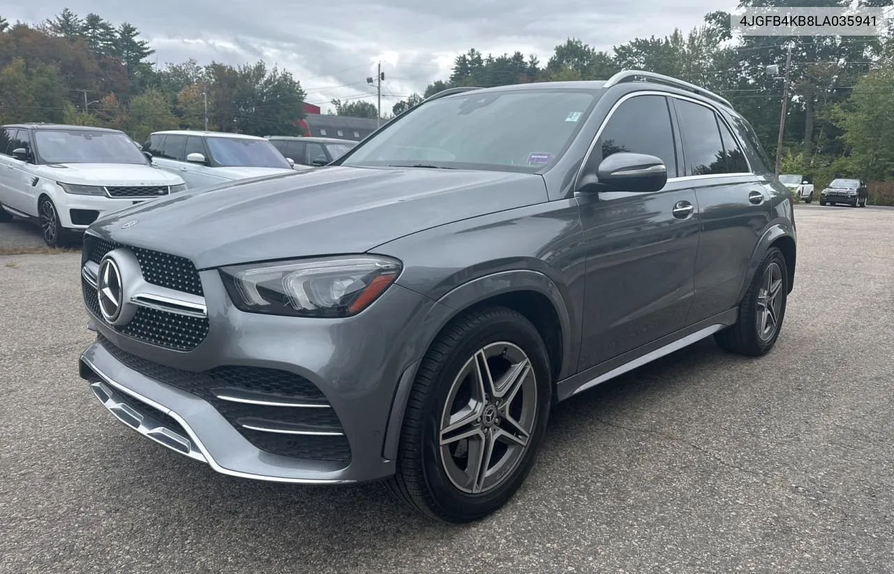 2020 Mercedes-Benz Gle 350 4Matic VIN: 4JGFB4KB8LA035941 Lot: 73378634