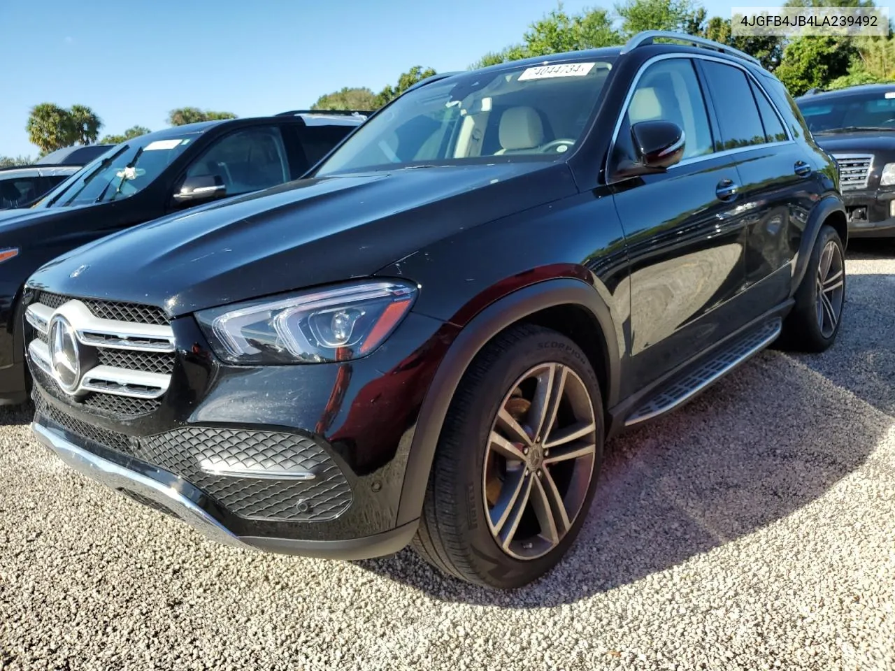 2020 Mercedes-Benz Gle 350 VIN: 4JGFB4JB4LA239492 Lot: 74044734