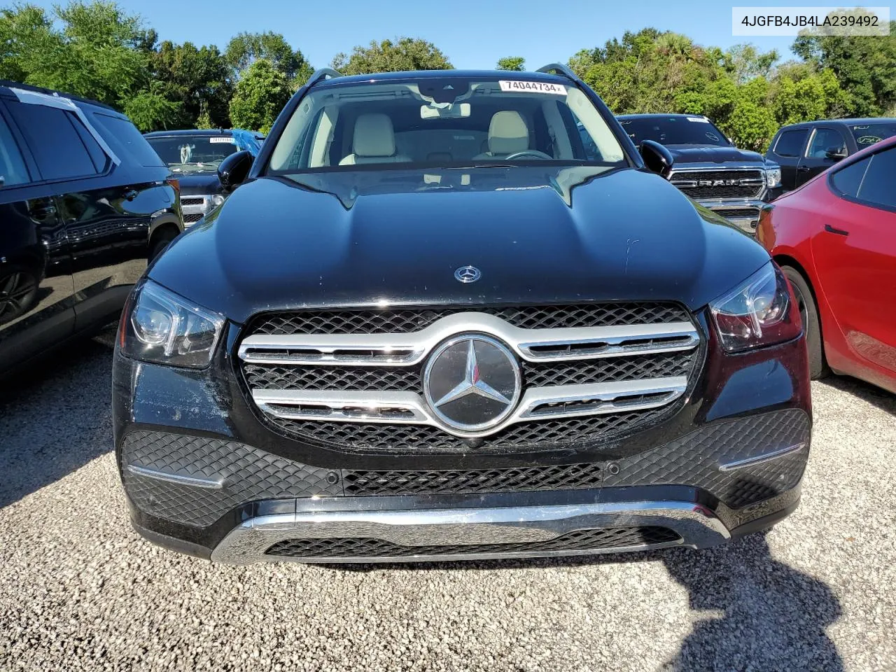 2020 Mercedes-Benz Gle 350 VIN: 4JGFB4JB4LA239492 Lot: 74044734