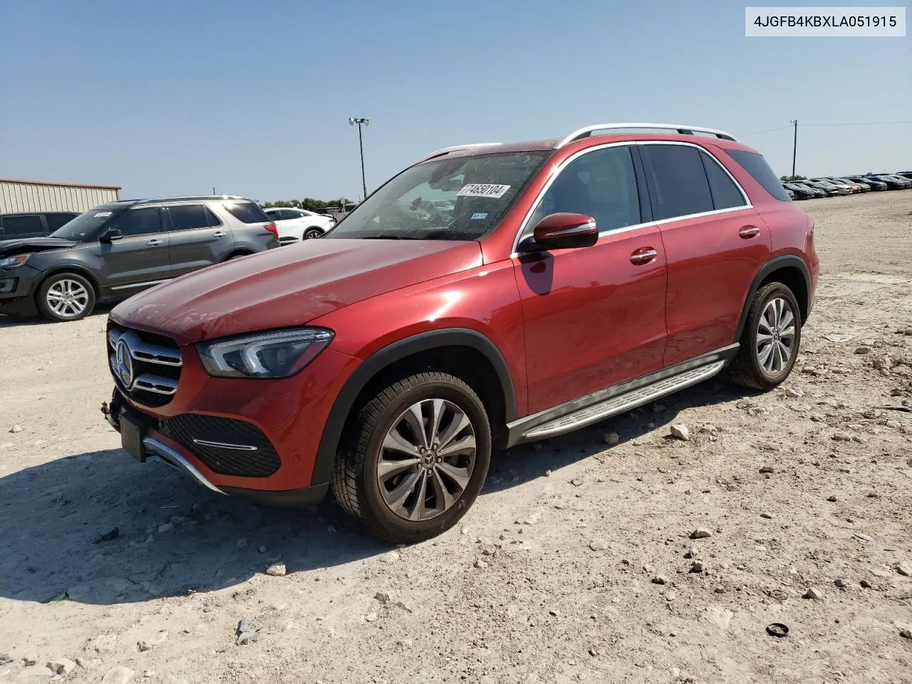 2020 Mercedes-Benz Gle 350 4Matic VIN: 4JGFB4KBXLA051915 Lot: 74650104