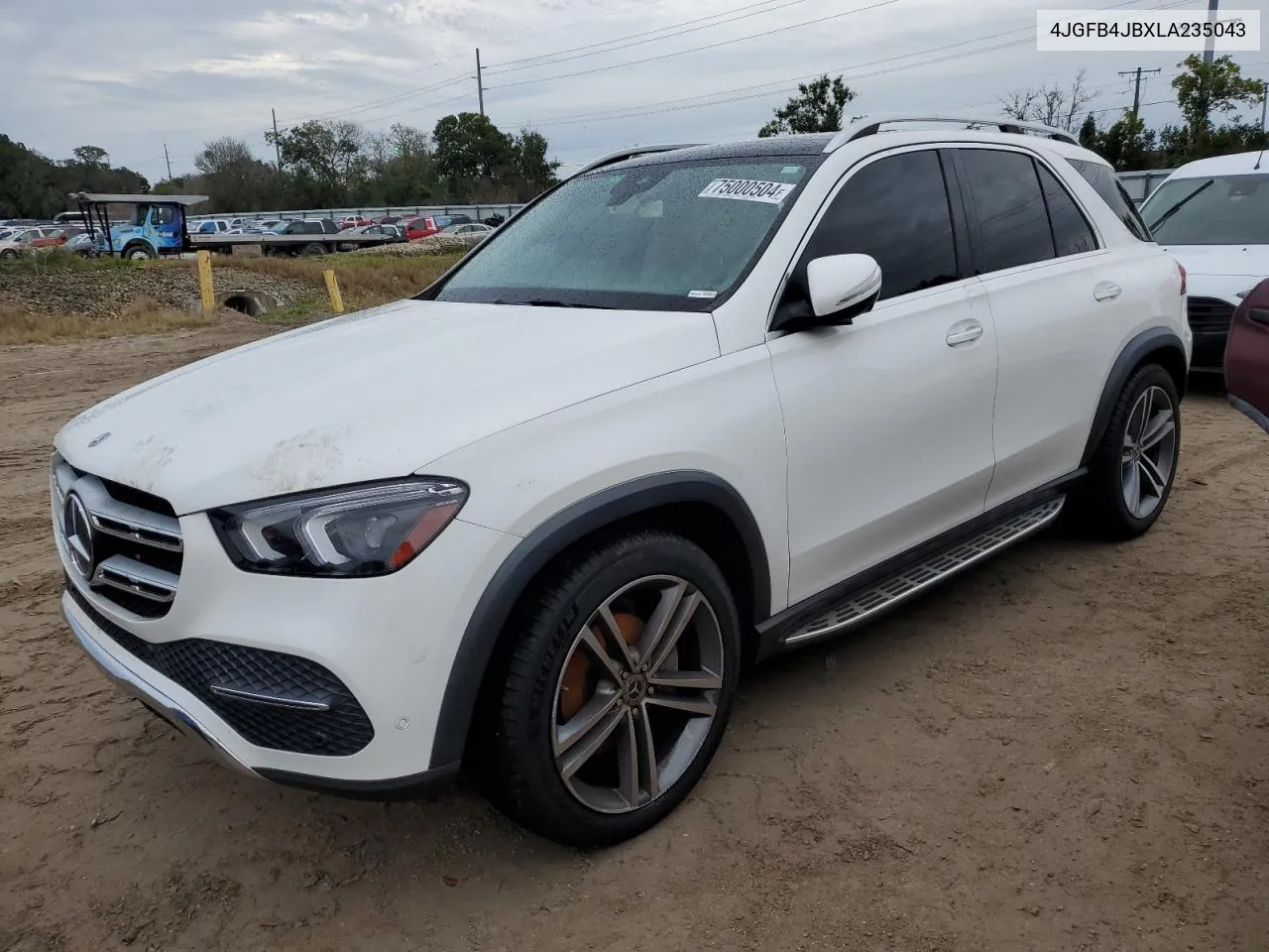 2020 Mercedes-Benz Gle 350 VIN: 4JGFB4JBXLA235043 Lot: 75000504