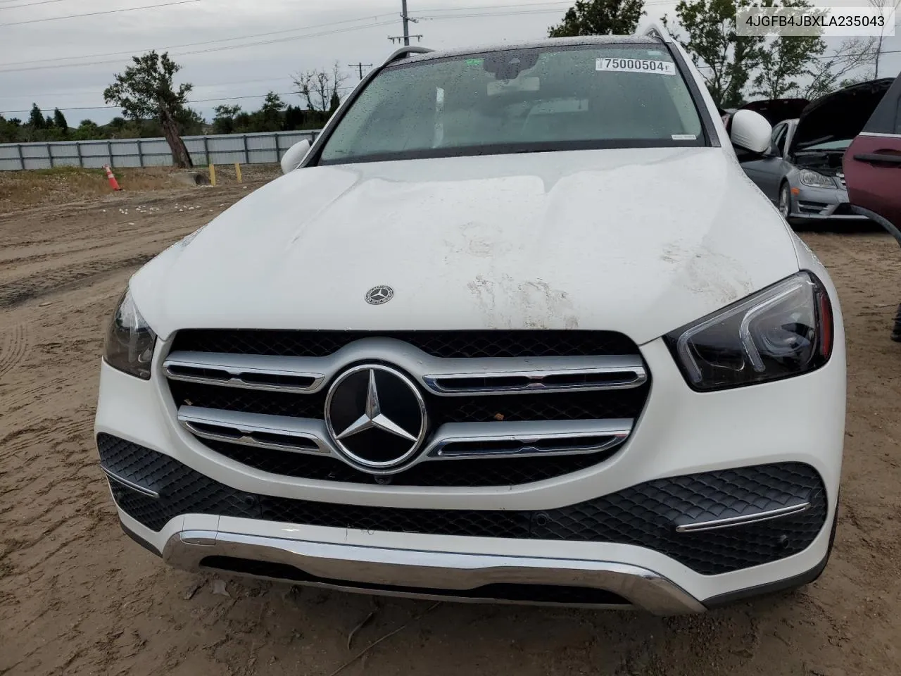 2020 Mercedes-Benz Gle 350 VIN: 4JGFB4JBXLA235043 Lot: 75000504