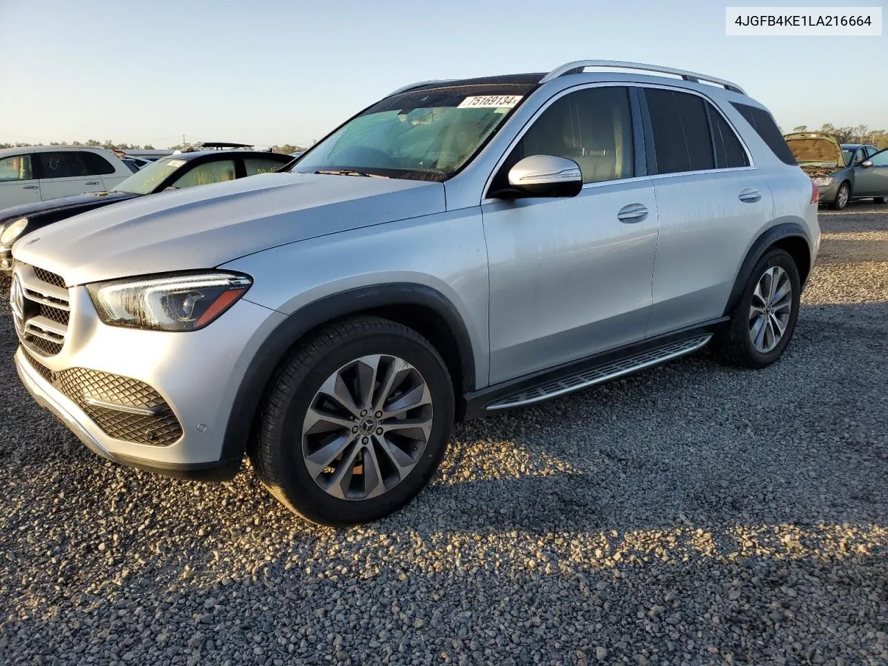 2020 Mercedes-Benz Gle 350 4Matic VIN: 4JGFB4KE1LA216664 Lot: 75169134