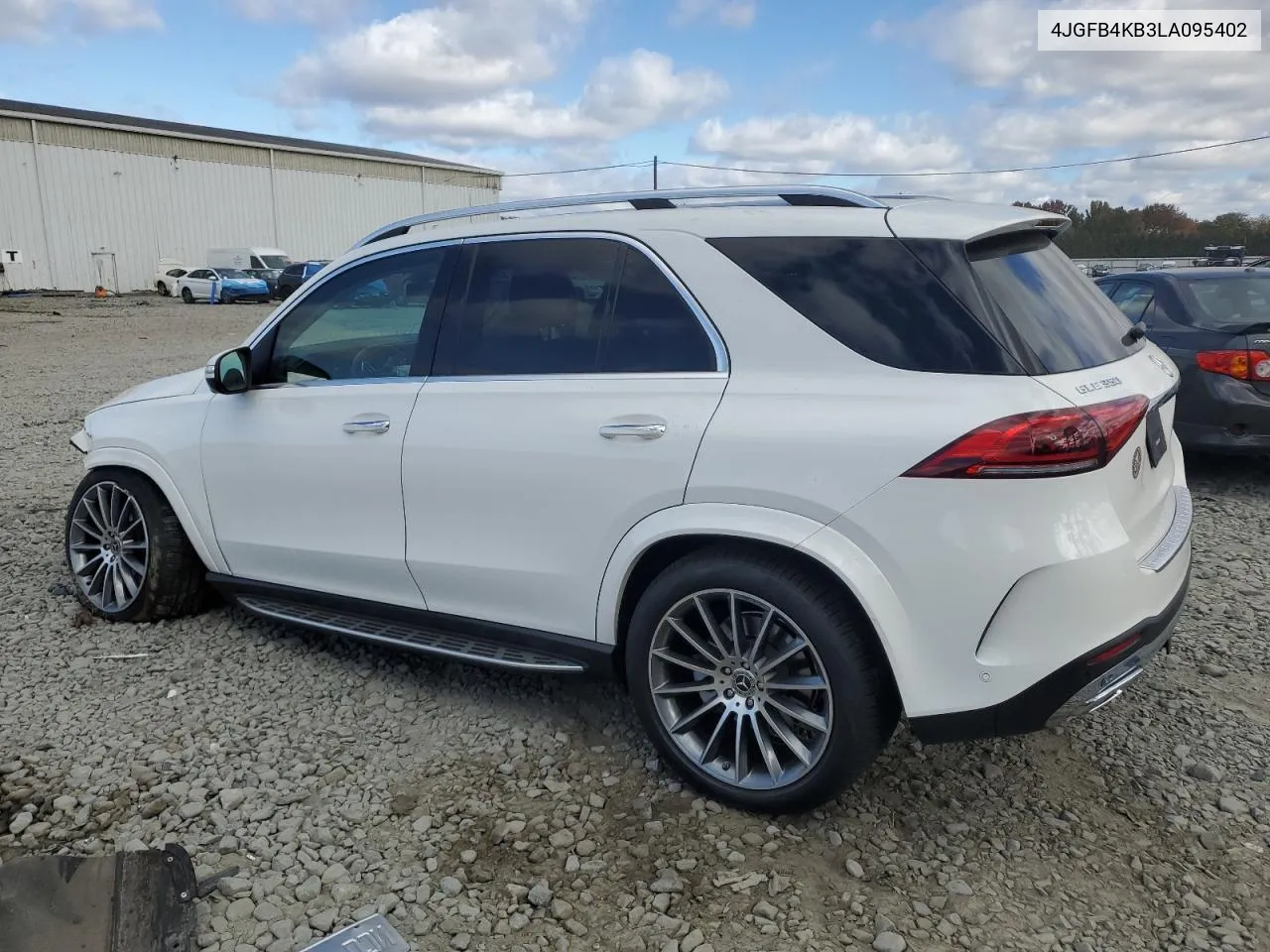 2020 Mercedes-Benz Gle 350 4Matic VIN: 4JGFB4KB3LA095402 Lot: 75278174