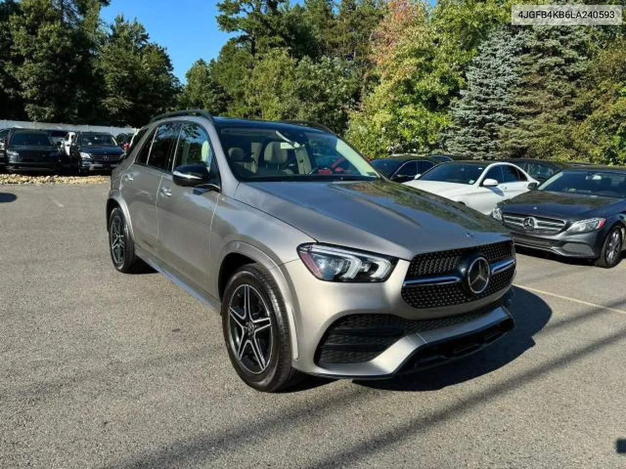 2020 Mercedes-Benz Gle 350 4Matic VIN: 4JGFB4KB6LA240593 Lot: 76762954