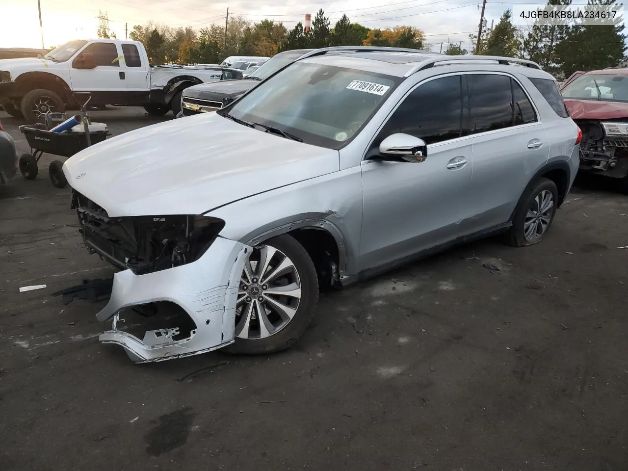 2020 Mercedes-Benz Gle 350 4Matic VIN: 4JGFB4KB8LA234617 Lot: 77091614