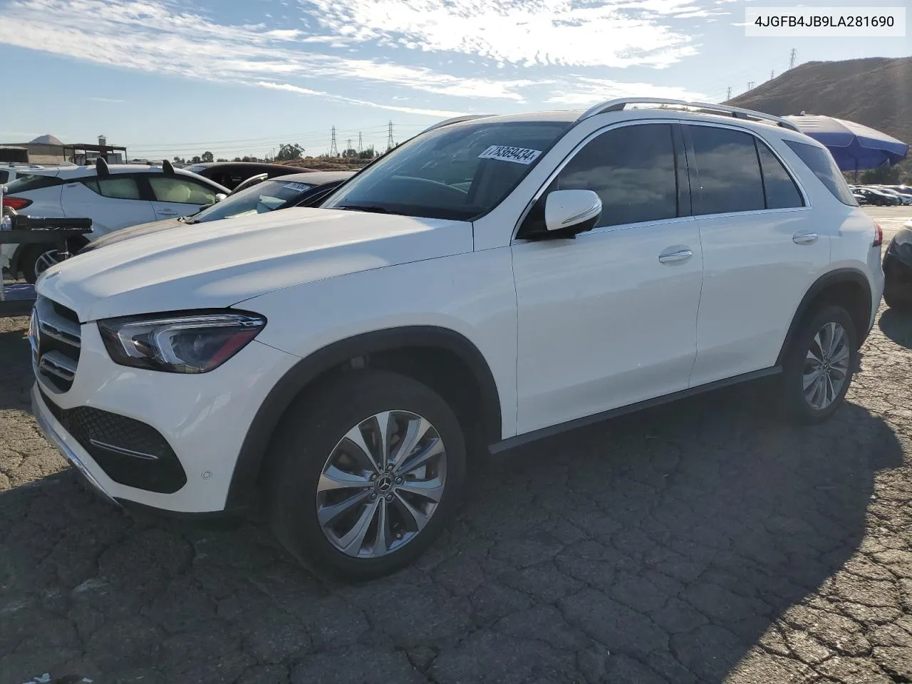 2020 Mercedes-Benz Gle 350 VIN: 4JGFB4JB9LA281690 Lot: 78369434