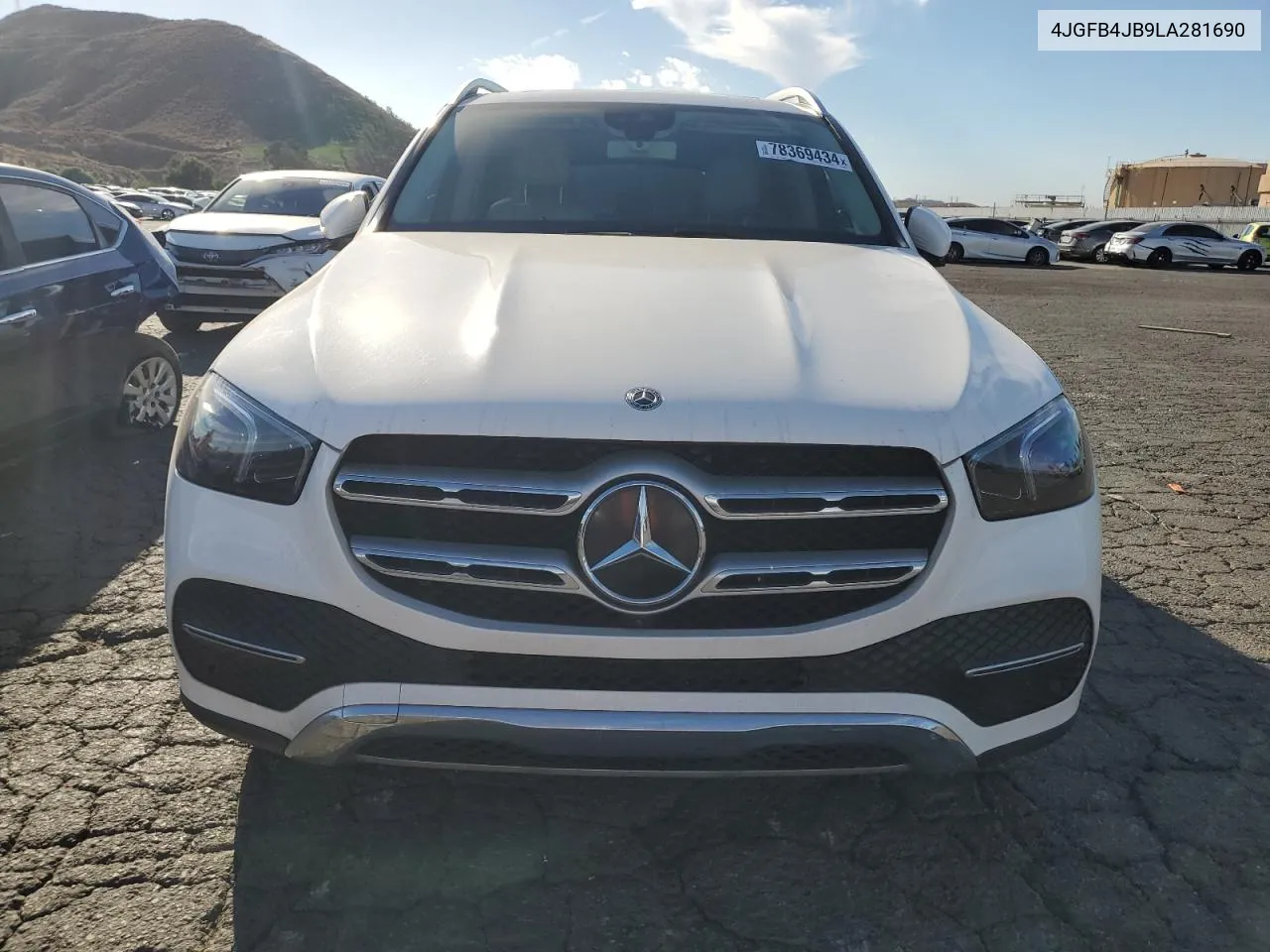 2020 Mercedes-Benz Gle 350 VIN: 4JGFB4JB9LA281690 Lot: 78369434