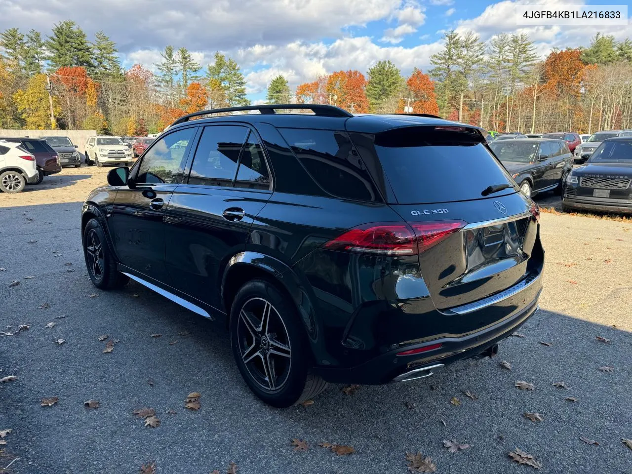 2020 Mercedes-Benz Gle 350 4Matic VIN: 4JGFB4KB1LA216833 Lot: 78407514