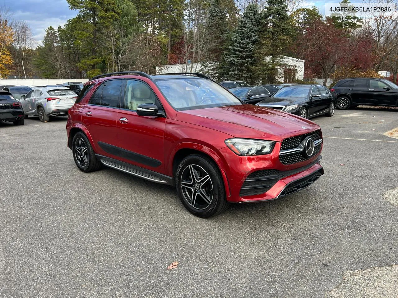 2020 Mercedes-Benz Gle 350 4Matic VIN: 4JGFB4KB6LA192836 Lot: 79971944