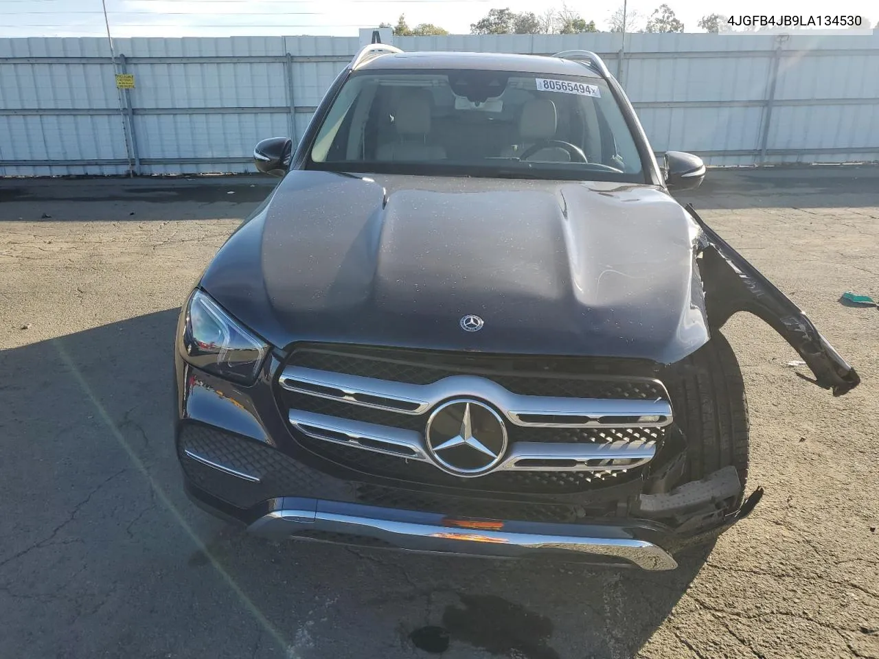 2020 Mercedes-Benz Gle 350 VIN: 4JGFB4JB9LA134530 Lot: 80565494