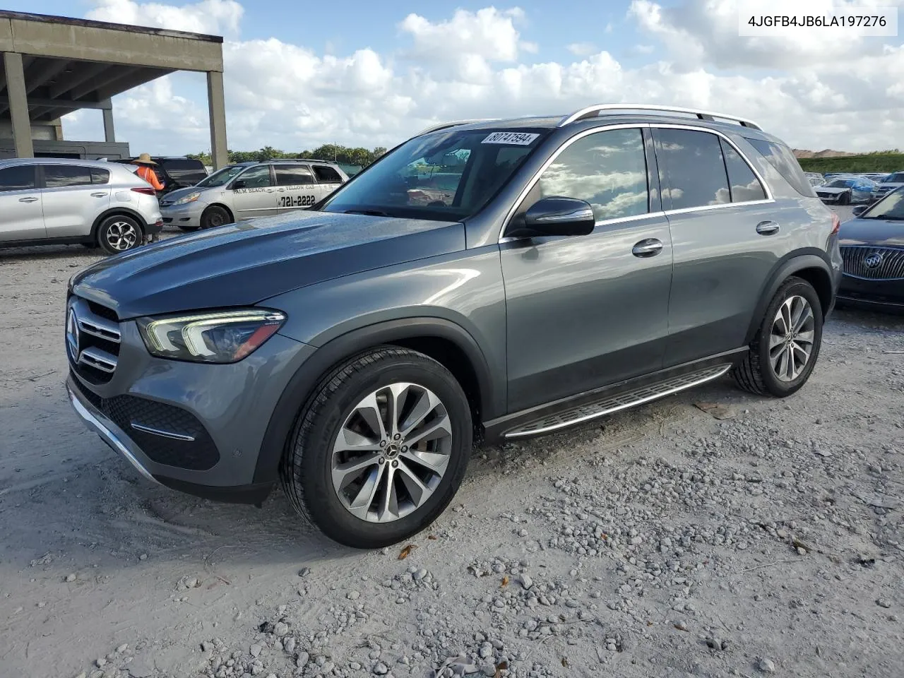 2020 Mercedes-Benz Gle 350 VIN: 4JGFB4JB6LA197276 Lot: 80747594