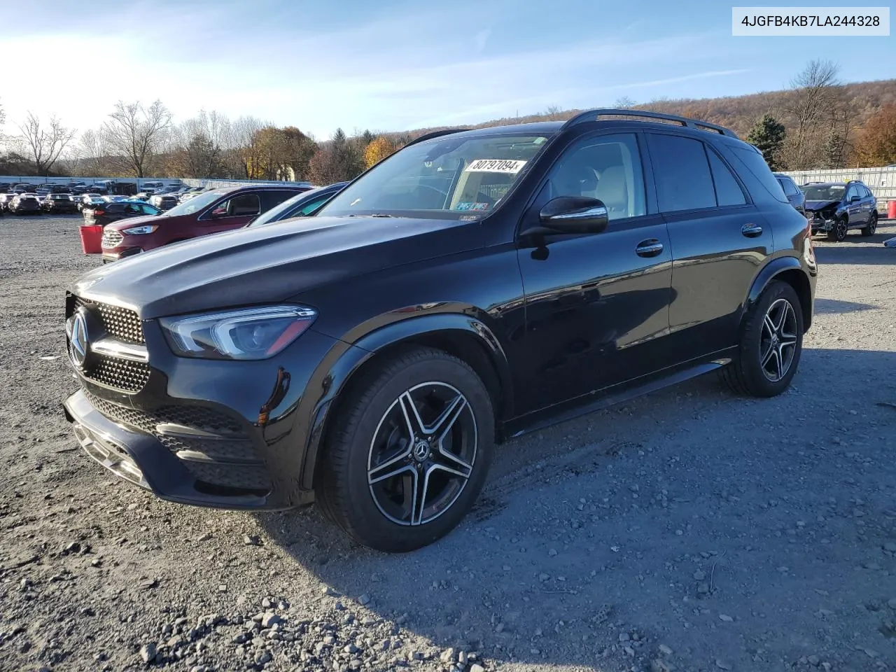 2020 Mercedes-Benz Gle 350 4Matic VIN: 4JGFB4KB7LA244328 Lot: 80797094