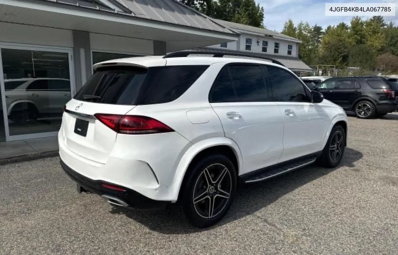 2020 Mercedes-Benz Gle 350 4Matic VIN: 4JGFB4KB4LA067785 Lot: 80925244