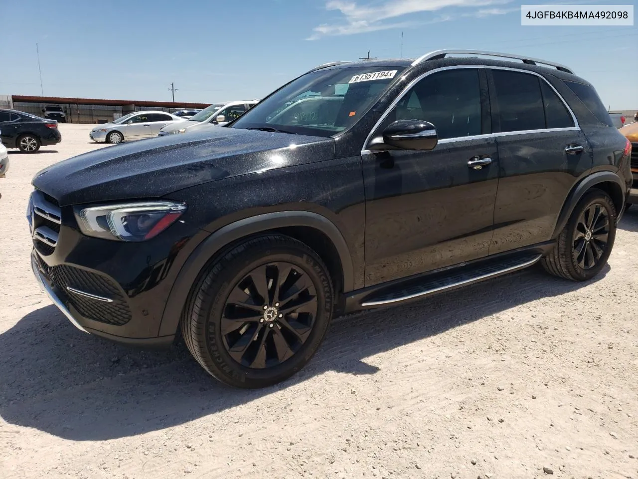 2021 Mercedes-Benz Gle 350 4Matic VIN: 4JGFB4KB4MA492098 Lot: 61351194