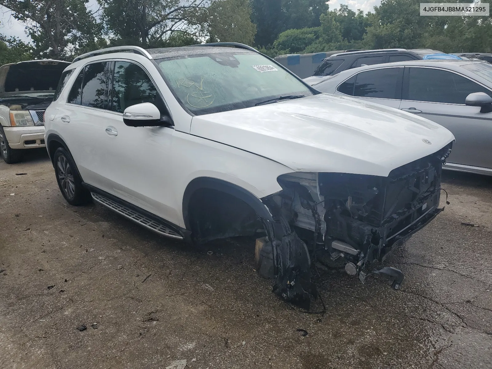 2021 Mercedes-Benz Gle 350 VIN: 4JGFB4JB8MA521295 Lot: 63913854