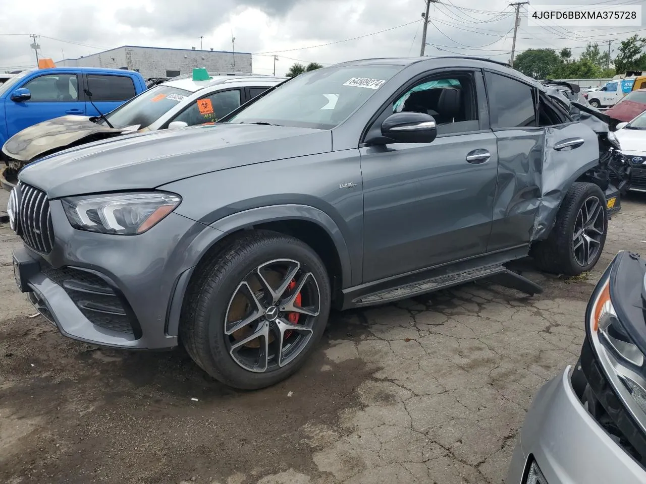 2021 Mercedes-Benz Gle Coupe Amg 53 4Matic VIN: 4JGFD6BBXMA375728 Lot: 64509274