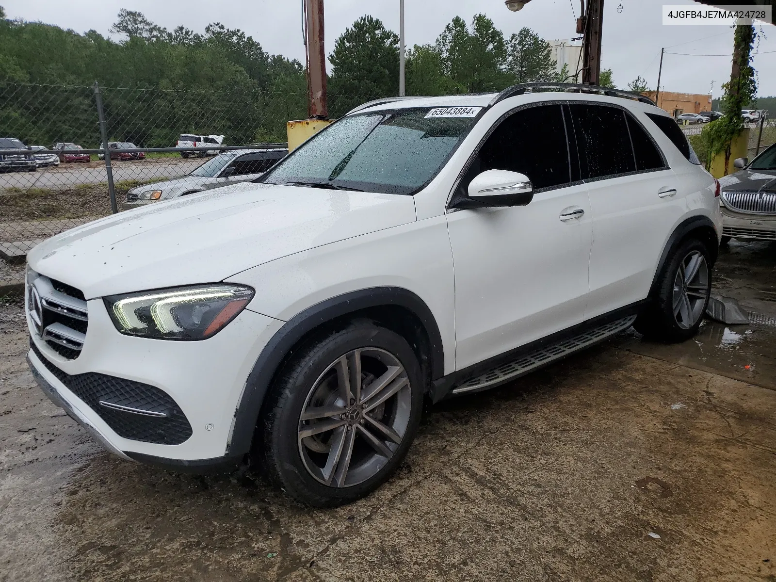 2021 Mercedes-Benz Gle 350 VIN: 4JGFB4JE7MA424728 Lot: 65043884