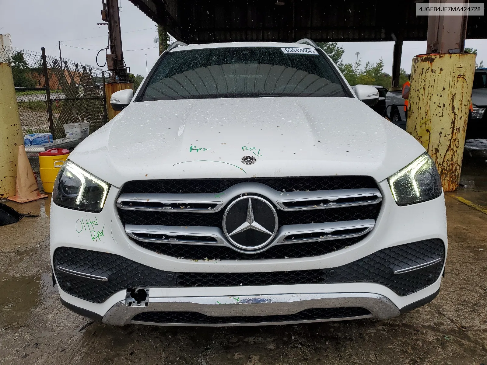 2021 Mercedes-Benz Gle 350 VIN: 4JGFB4JE7MA424728 Lot: 65043884