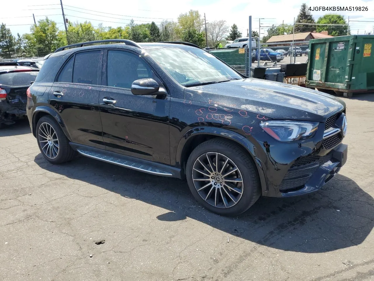 2021 Mercedes-Benz Gle 350 4Matic VIN: 4JGFB4KB5MA519826 Lot: 66130964