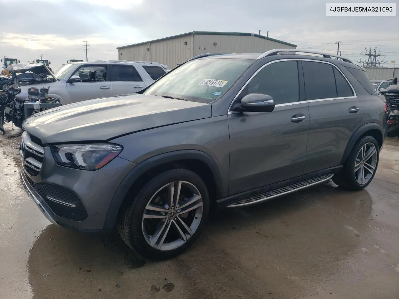 2021 Mercedes-Benz Gle 350 VIN: 4JGFB4JE5MA321095 Lot: 69216774