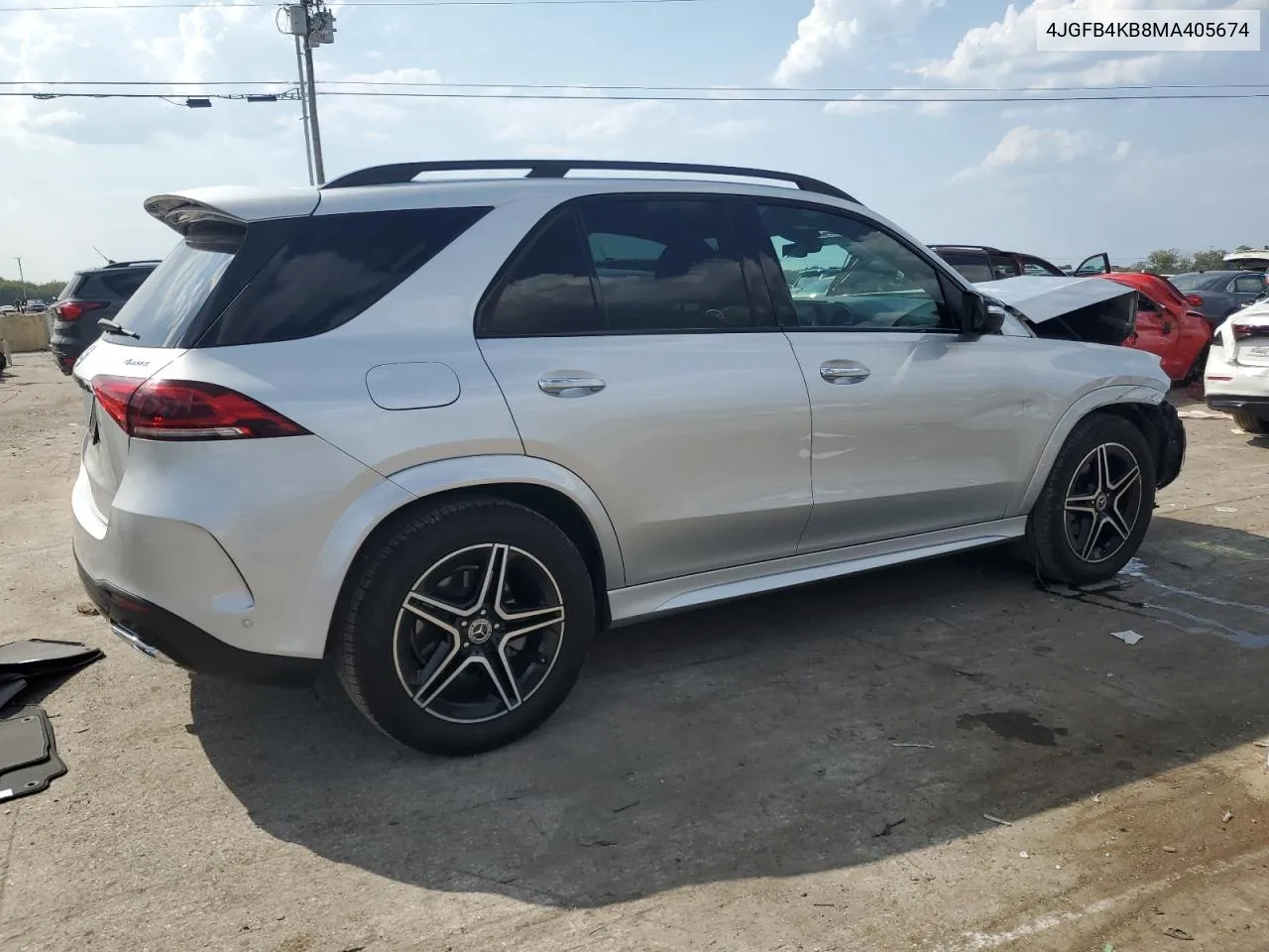 2021 Mercedes-Benz Gle 350 4Matic VIN: 4JGFB4KB8MA405674 Lot: 69745914