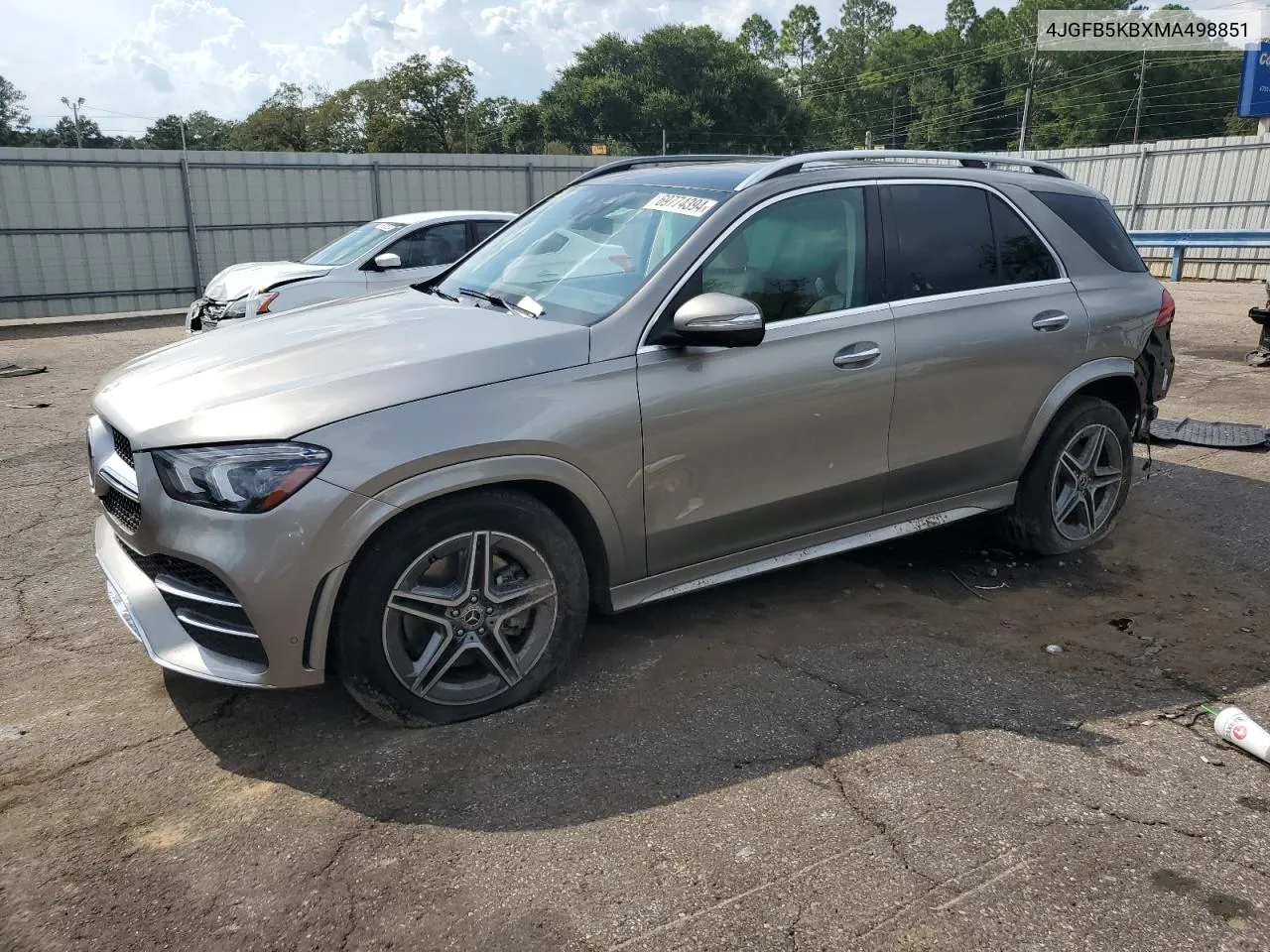 2021 Mercedes-Benz Gle 450 4Matic VIN: 4JGFB5KBXMA498851 Lot: 69774394