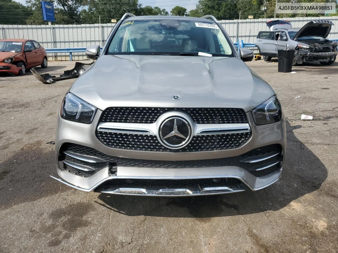 2021 Mercedes-Benz Gle 450 4Matic VIN: 4JGFB5KBXMA498851 Lot: 69774394