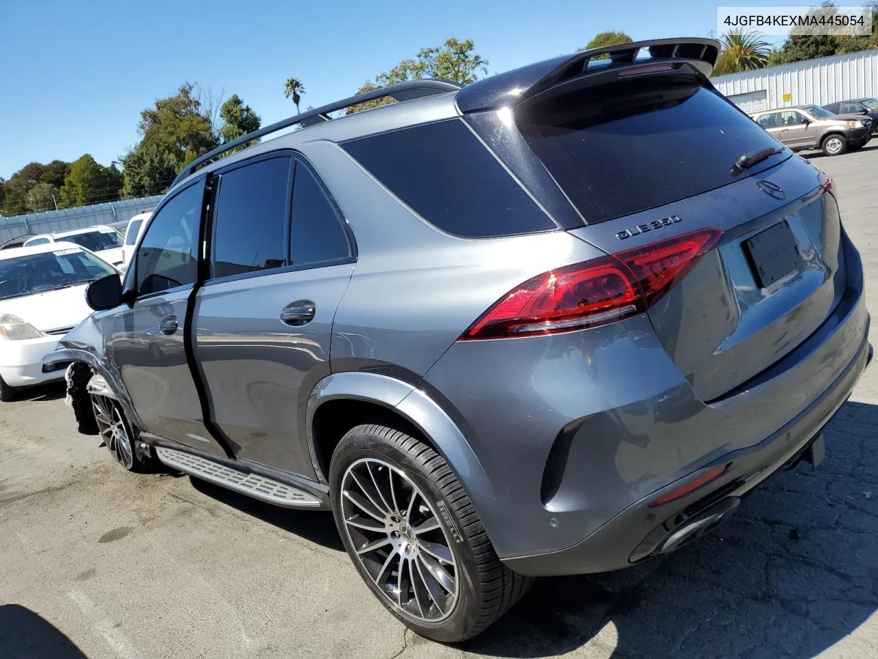 2021 Mercedes-Benz Gle 350 4Matic VIN: 4JGFB4KEXMA445054 Lot: 70443584