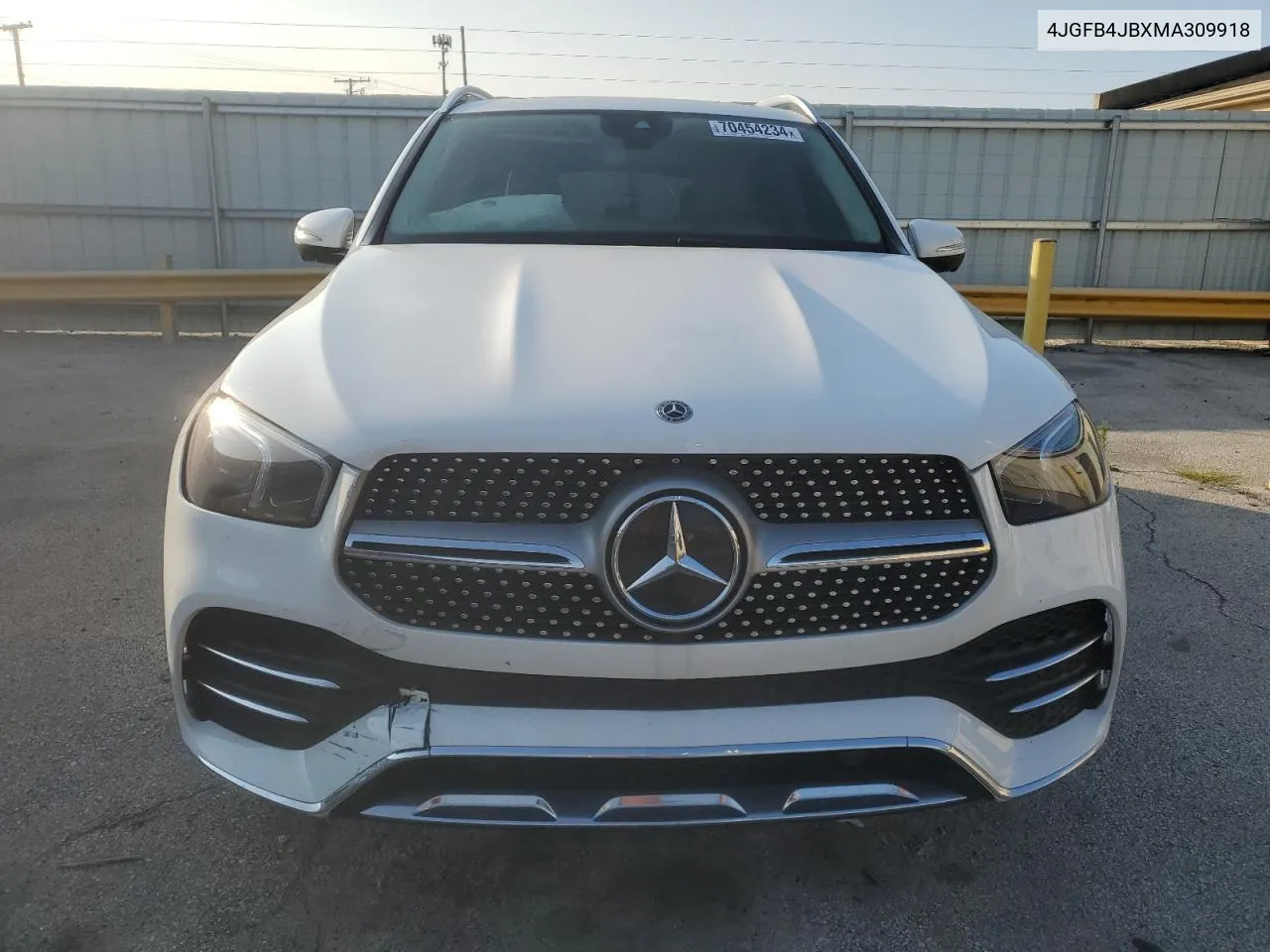 2021 Mercedes-Benz Gle 350 VIN: 4JGFB4JBXMA309918 Lot: 70454234