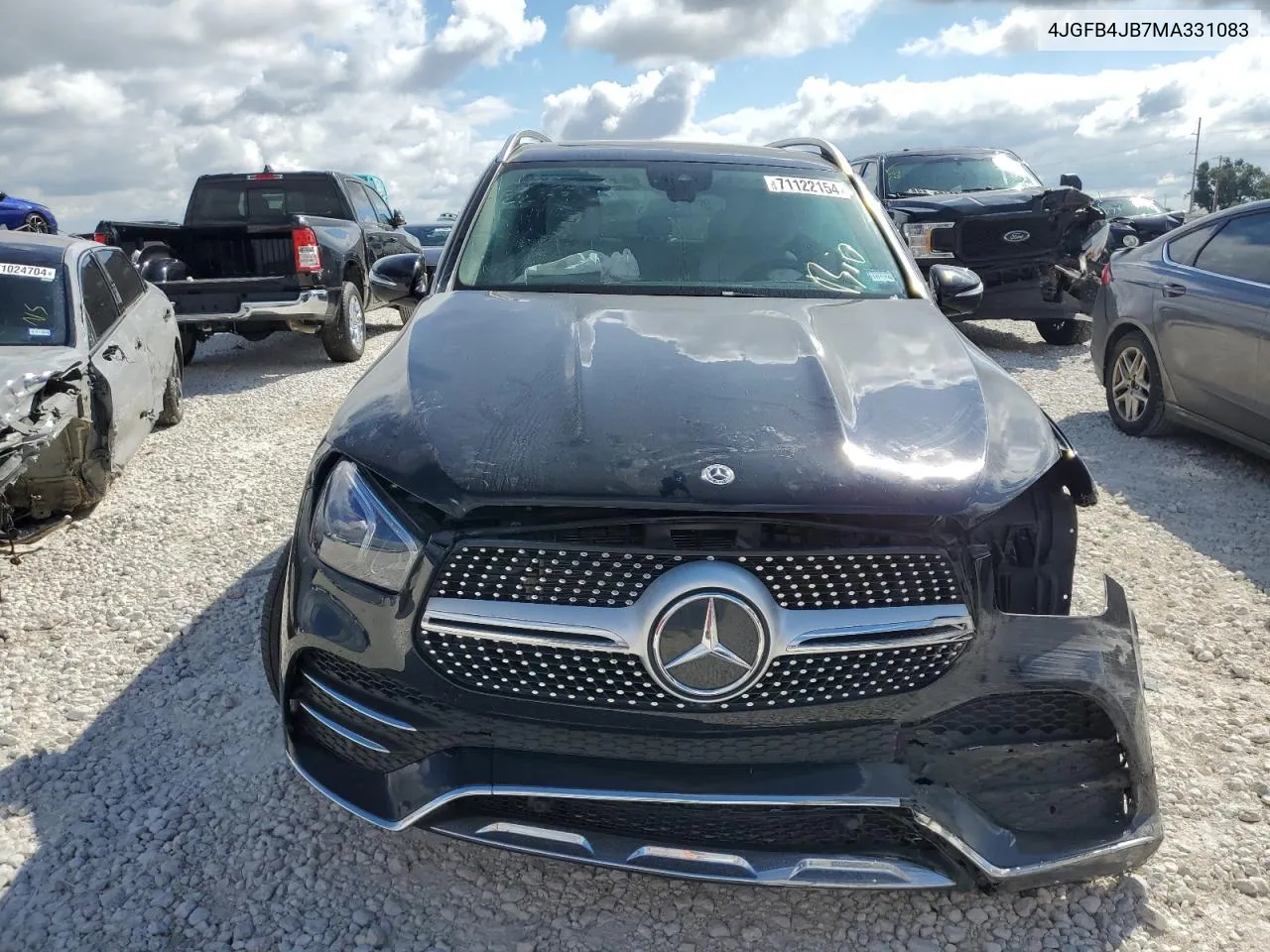 2021 Mercedes-Benz Gle 350 VIN: 4JGFB4JB7MA331083 Lot: 71122154